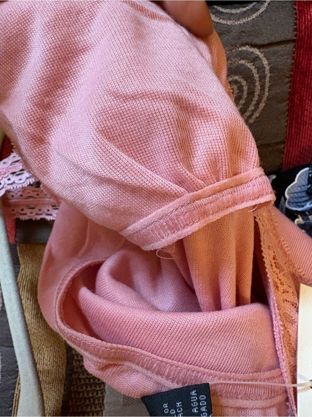NWT Simply irresistible Dusty Pink Lace-Trim Cami coquette layering Y2K lined - Picture 4 of 4
